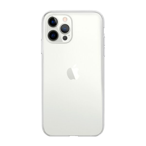 Funda silicona transparente para iPhone 12 Pro Max y 13 Pro Max