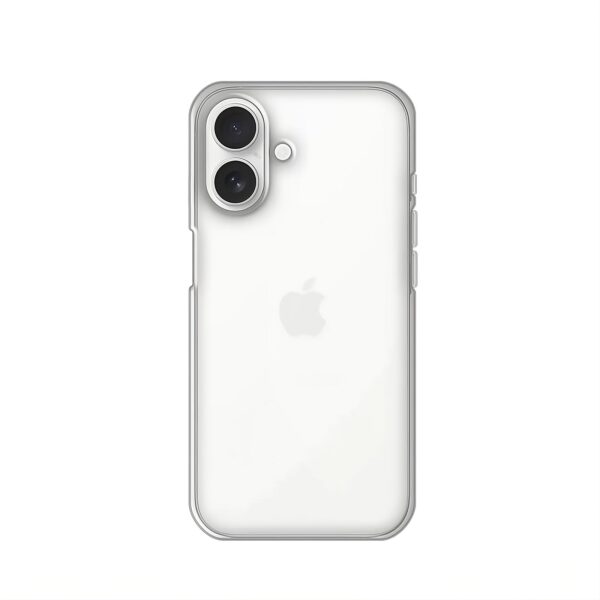 Funda silicona transparente para iPhone 15 Plus, 16 y 16 Plus